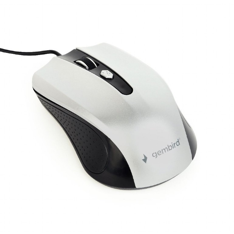 Mouse Gembird MUS-4B-01-BS, Black-Silver | Xstore.md - Купить в Кишиневе, Молдове photo