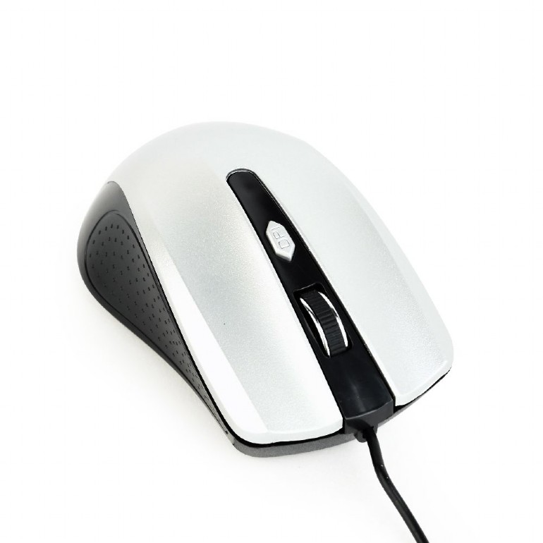 Mouse Gembird MUS-4B-01-BS, Black-Silver | Xstore.md - Купить в Кишиневе, Молдове photo 0