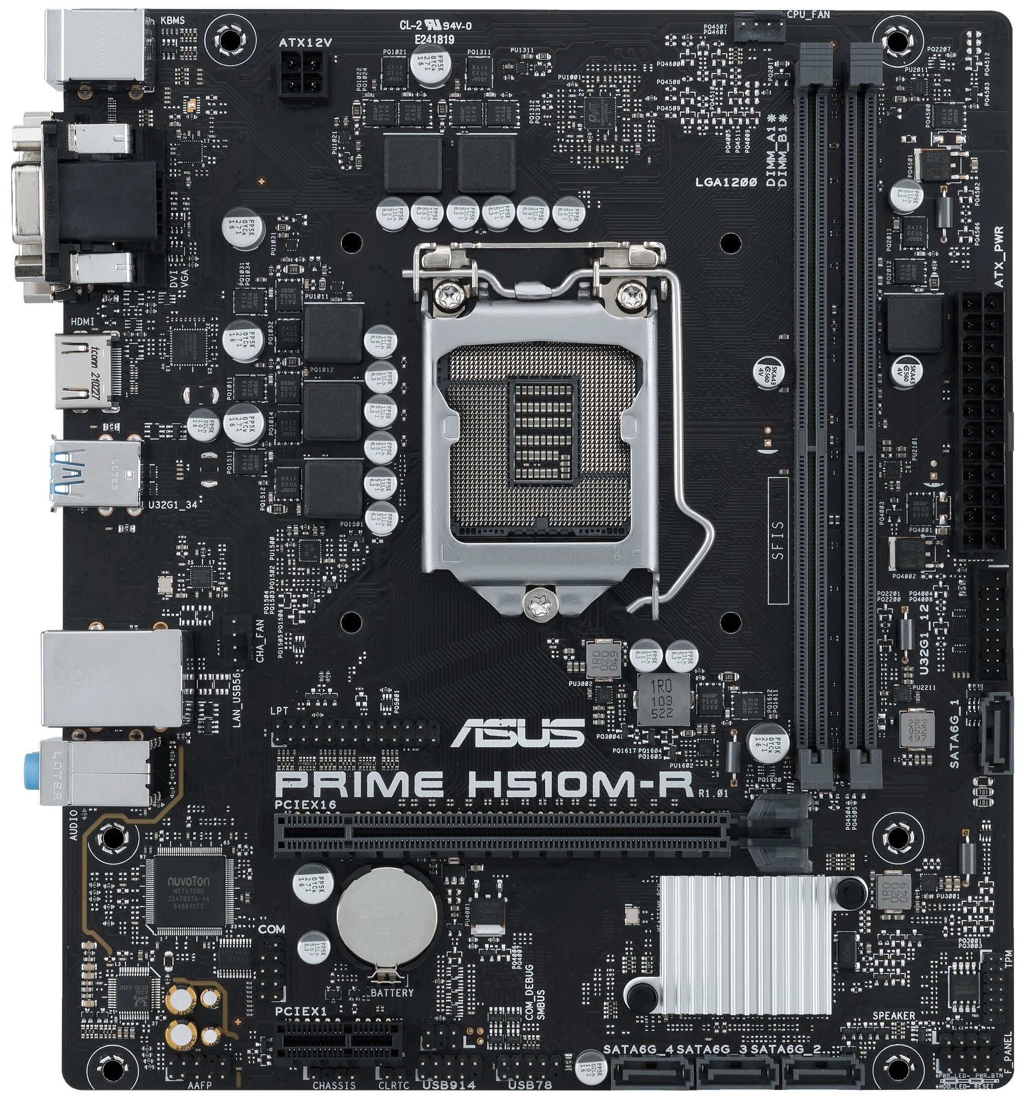 Placă de bază ASUS PRIME H510M-R-SI - xstore.md photo 0