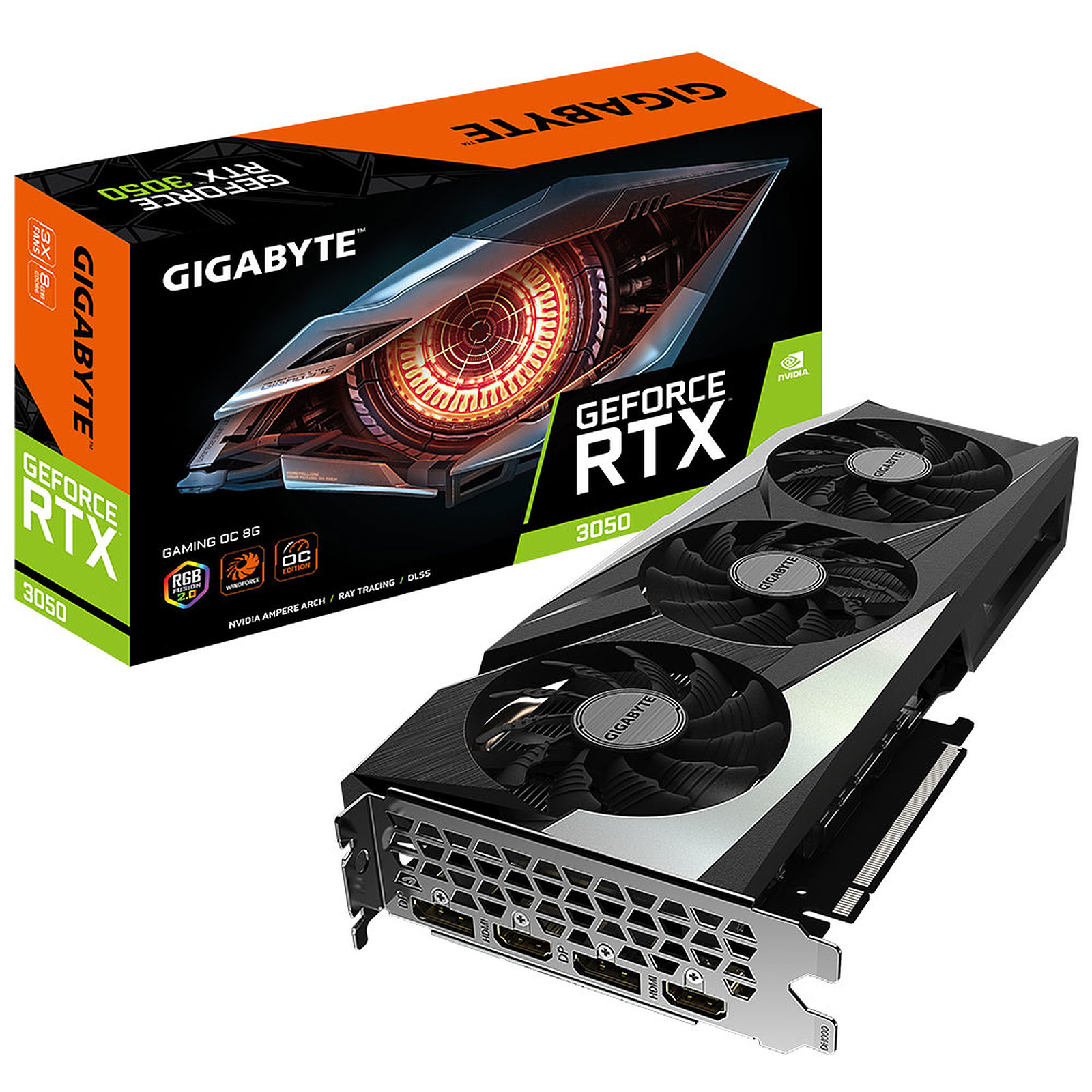 Expertise Ithaca Pub Placă video Gigabyte GeForce RTX 3050 Gaming OC | Xstore.md