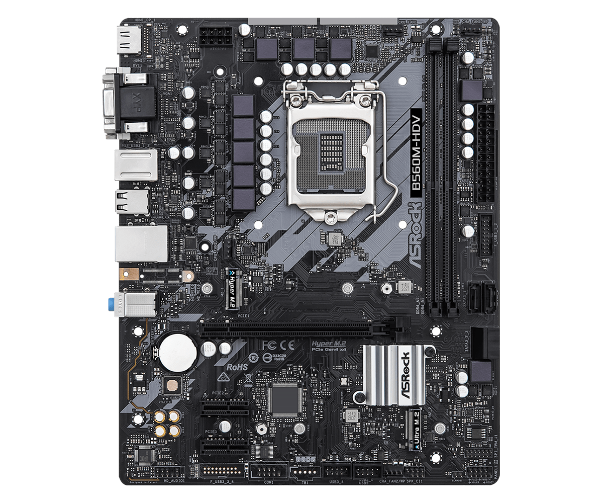 Материнская плата ASRock B560M-HDV R2.0 - xstore.md photo 0