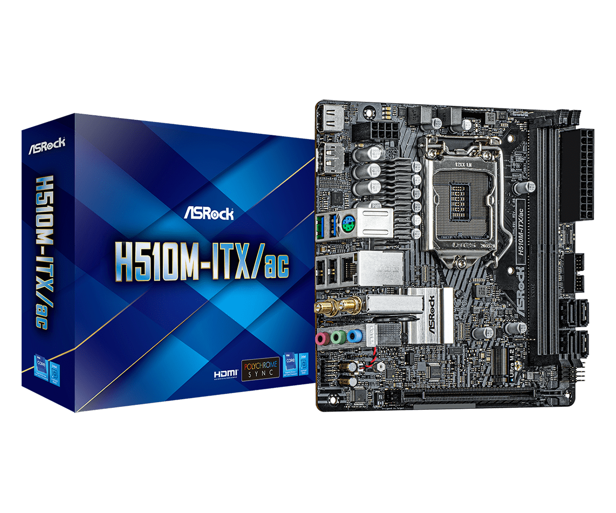 Placă de bază ASRock H510M-ITX-AC - xstore.md photo