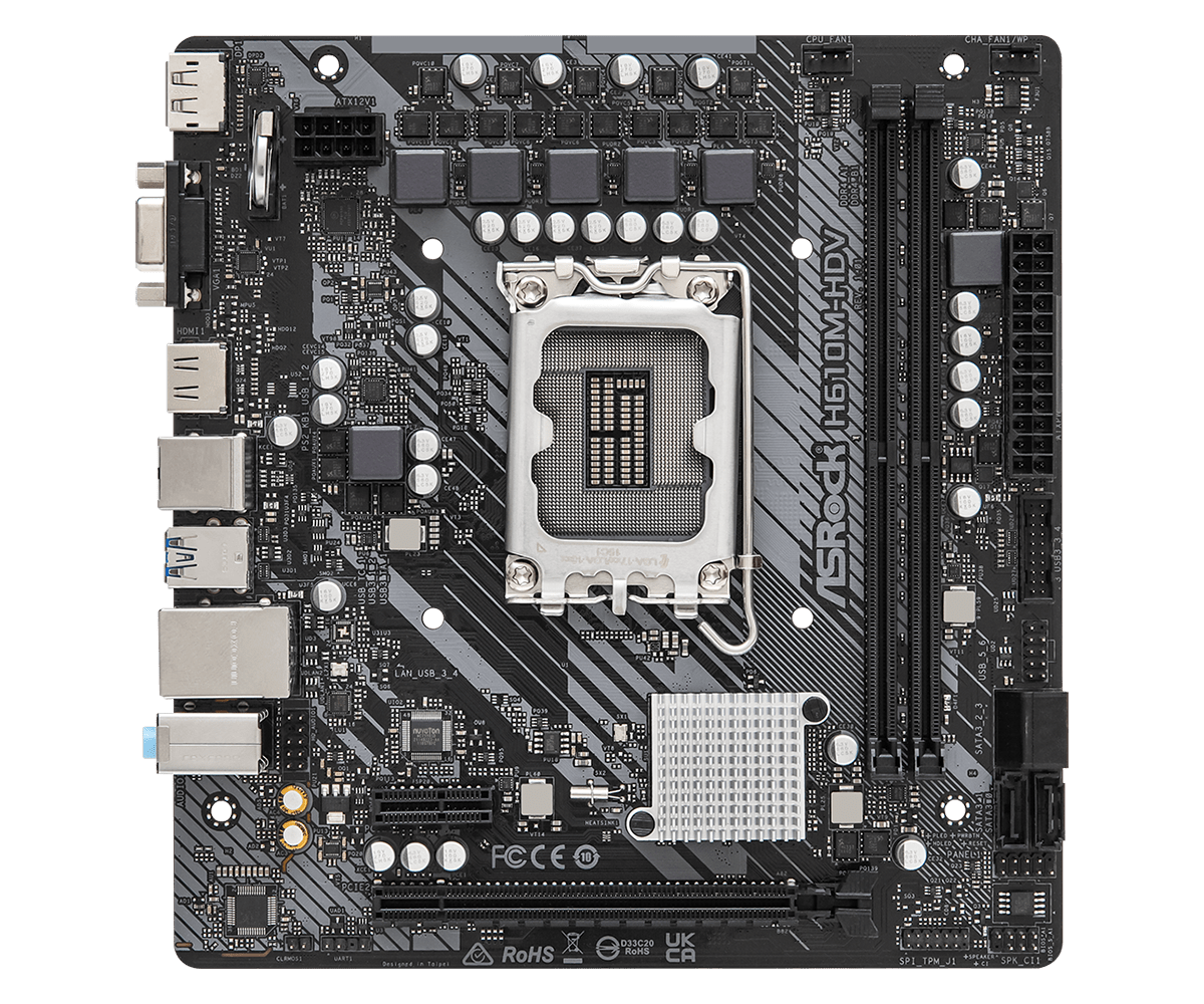 Placă de bază ASRock H610M-HDV - xstore.md photo 0