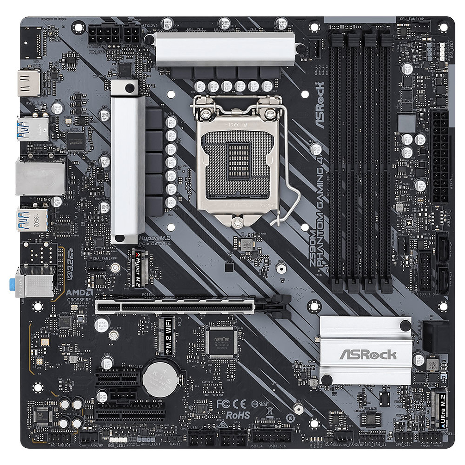 Placa de baza ASRock Z590M PHANTOM GAMING 4 - xstore.md photo 0