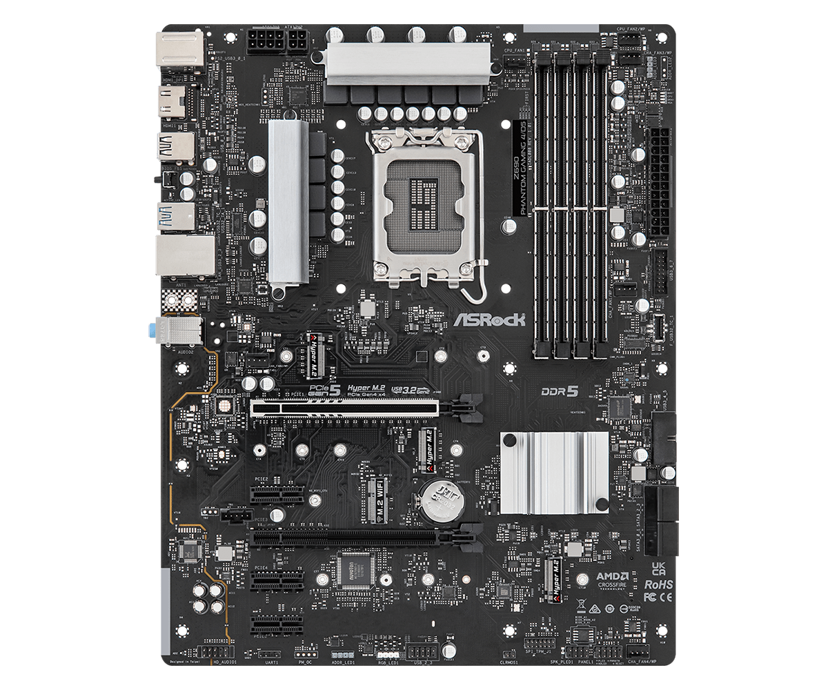 Placă de bază ASRock Z690 PHANTOM GAMING 4 D5 - xstore.md photo 0