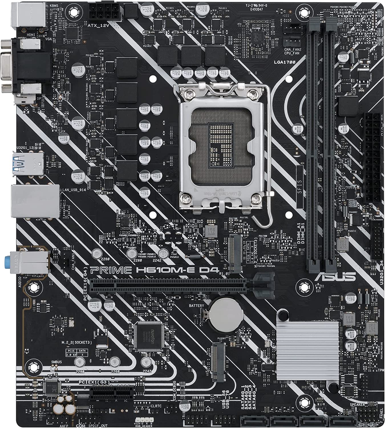 Placă de bază ASUS PRIME H610M-E D4 - xstore.md photo 0