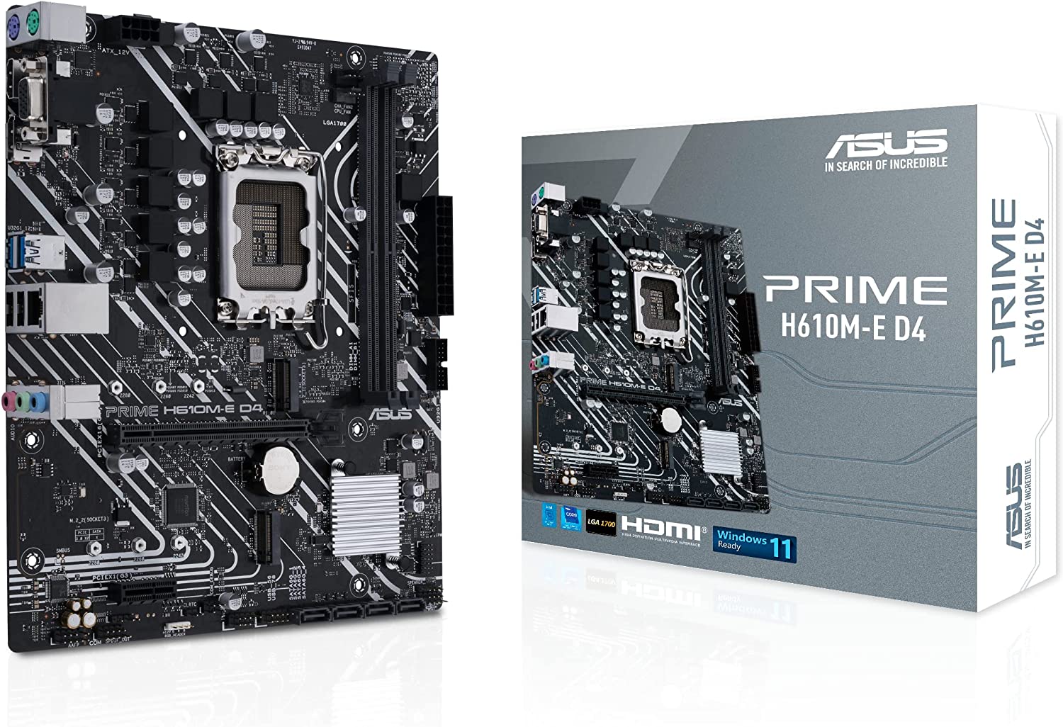 Placă de bază ASUS PRIME H610M-E D4 - xstore.md photo