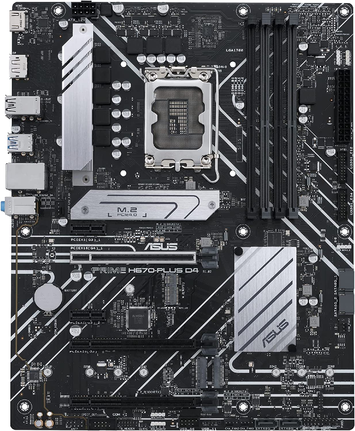 Placă de bază ASUS PRIME H670-PLUS D4 - xstore.md photo 0