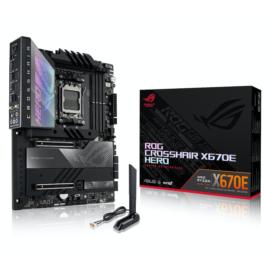 Placă de bază ASUS ROG CROSSHAIR X670E HERO - xstore.md photo