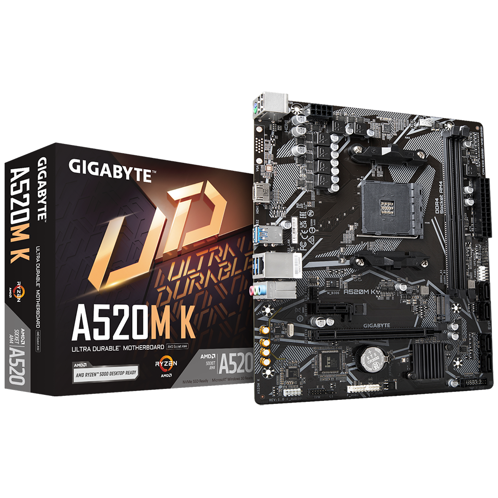 Placă de bază GIGABYTE GA-A520M K - xstore.md photo