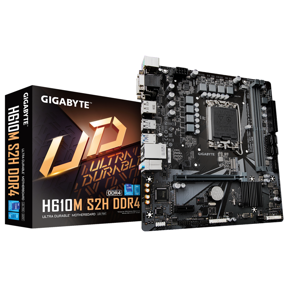 Материнская плата GIGABYTE H610M S2H DDR4 - xstore.md photo