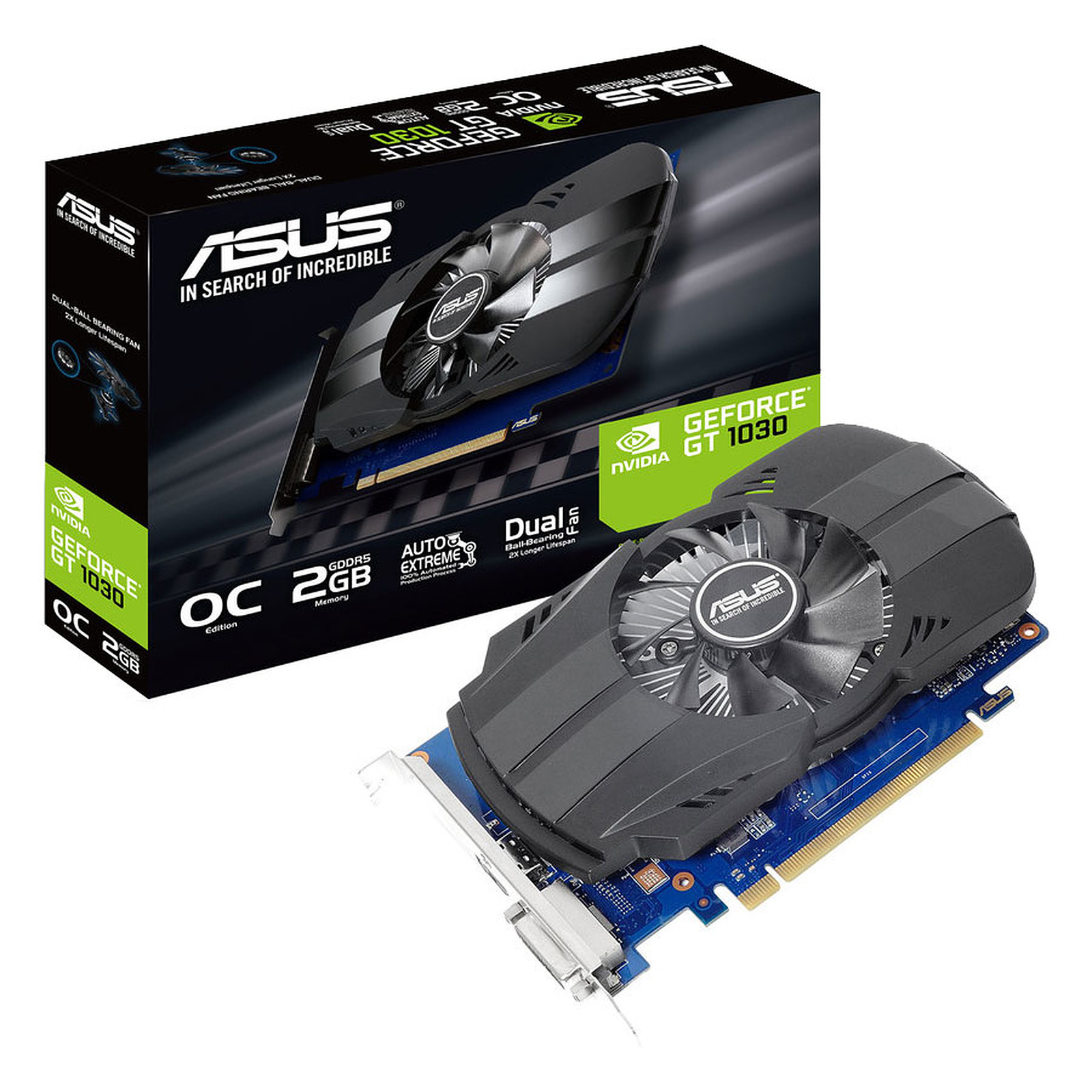 Placă video ASUS Phoenix GeForce GT 1030 OC Edition - xstore.md photo