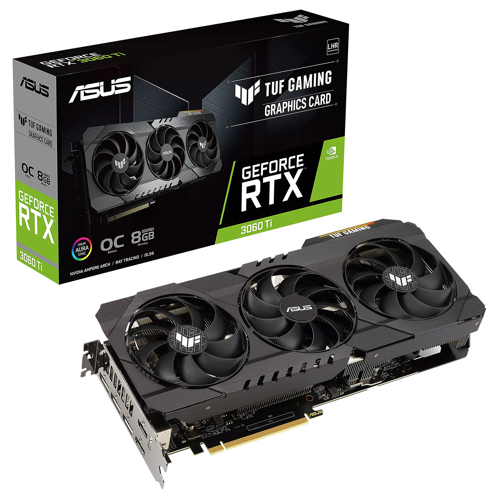 Видеокарта ASUS TUF Gaming RTX 3060 Ti OC Edition 8G - xstore.md photo