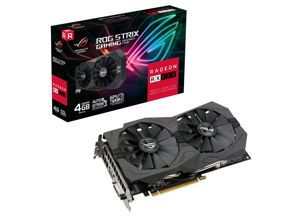 Placă video ASUS Radeon RX 560 ROG Strix Gaming | Xstore.md photo