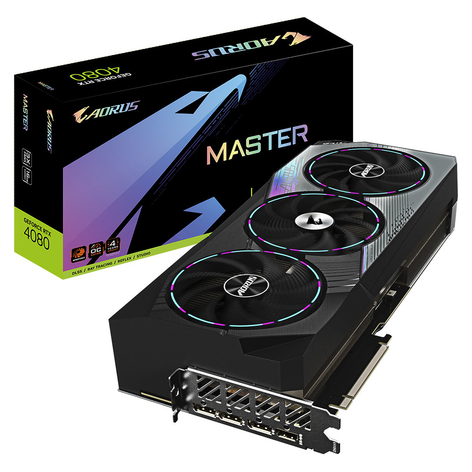 Видеокарта GIGABYTE AORUS GeForce RTX 4080 16GB MASTER - xstore.md photo