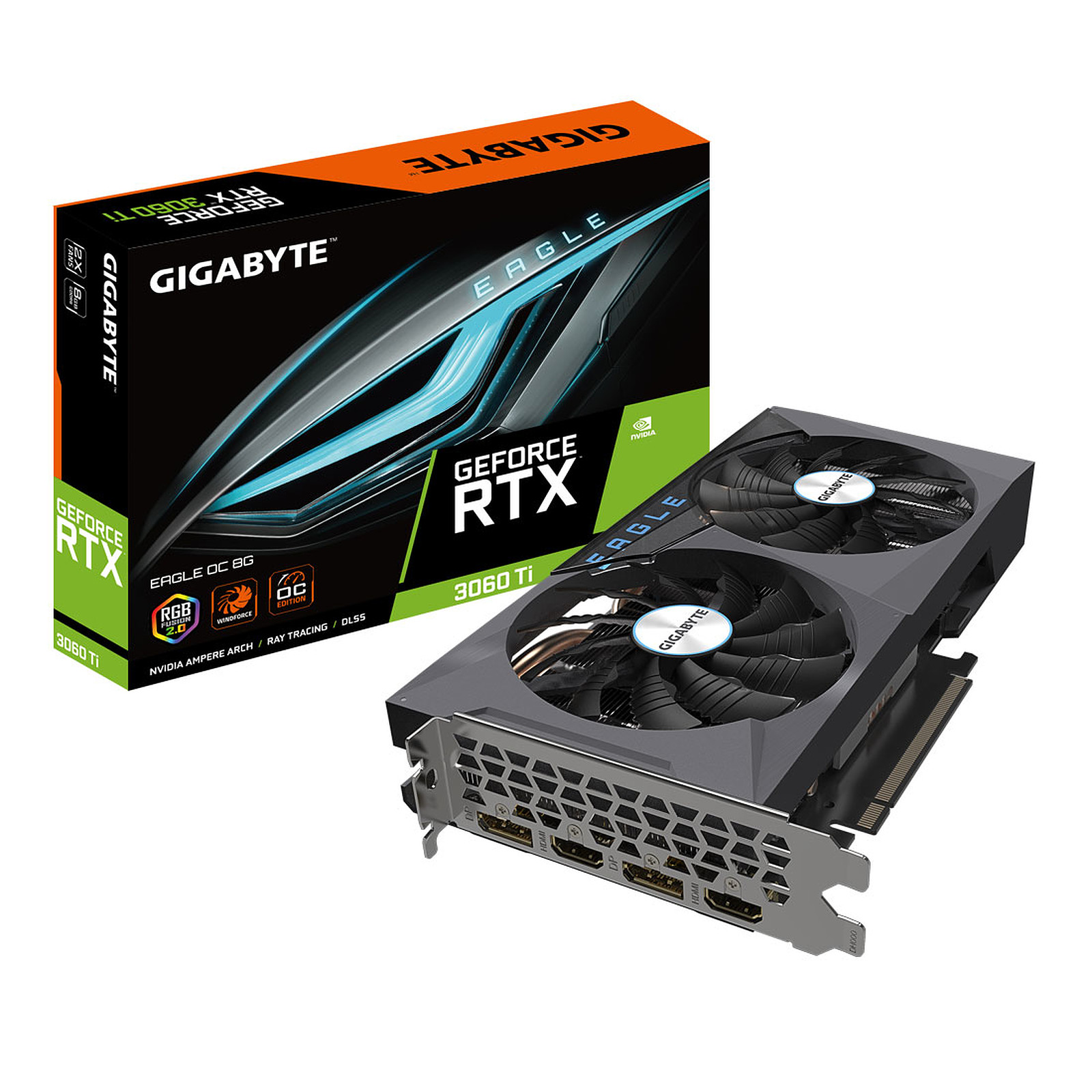 Placă video Gigabyte GeForce RTX 3060 Ti Eagle OC | Xstore.md photo