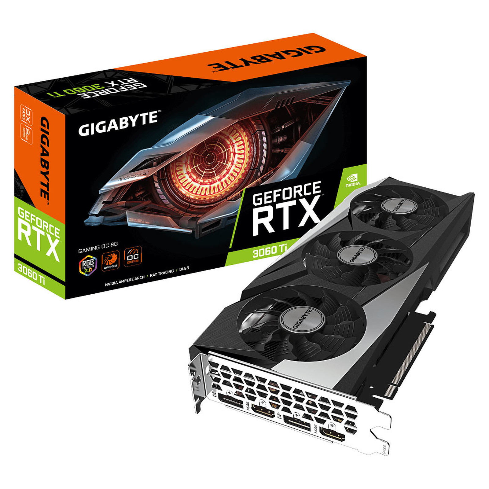 Видеокарта Gigabyte GeForce RTX 3060 Ti Gaming OC | Xstore.md photo