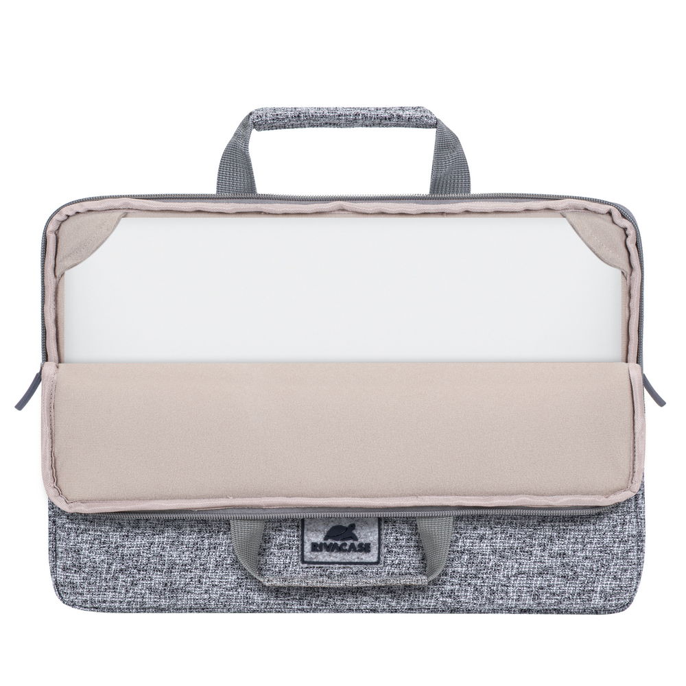 13.3❞ Чехол для ноутбука Rivacase, Light Gray | Xstore.md photo 2