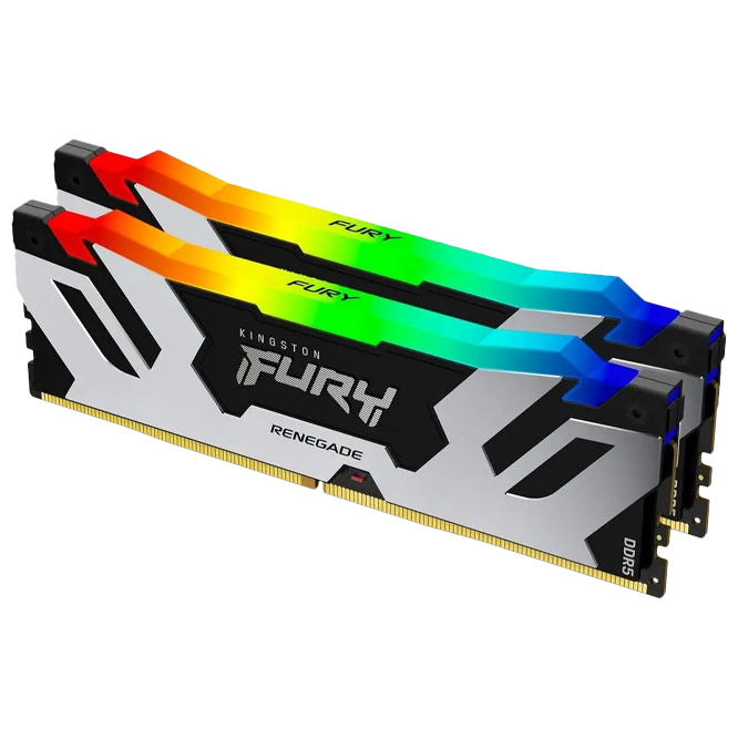 Оперативная память Kingston FURY Renegade Silver RGB KF572C38RSAK2-32 - xstore.md photo