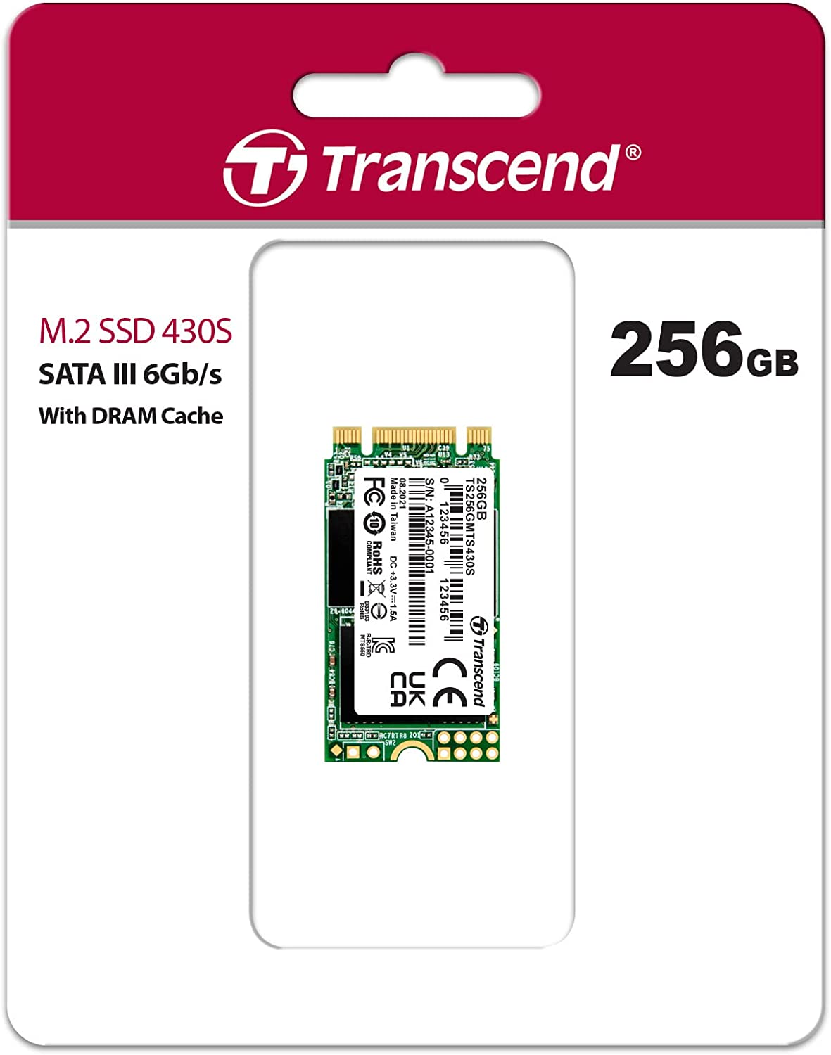 Unitate SSD Transcend TS256GMTS430S în Moldova | Xstore.md photo 1