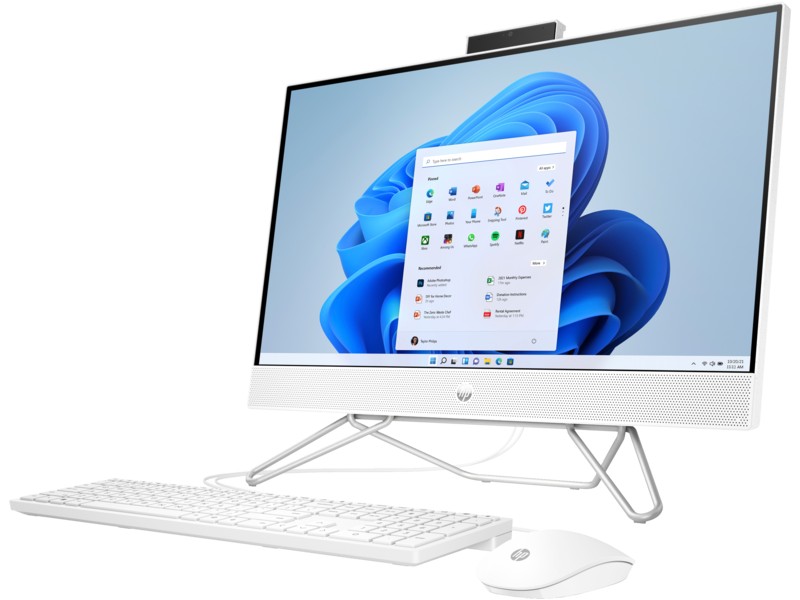 All-in-One PC HP 24-df1059ur, White | Xstore.md photo 1