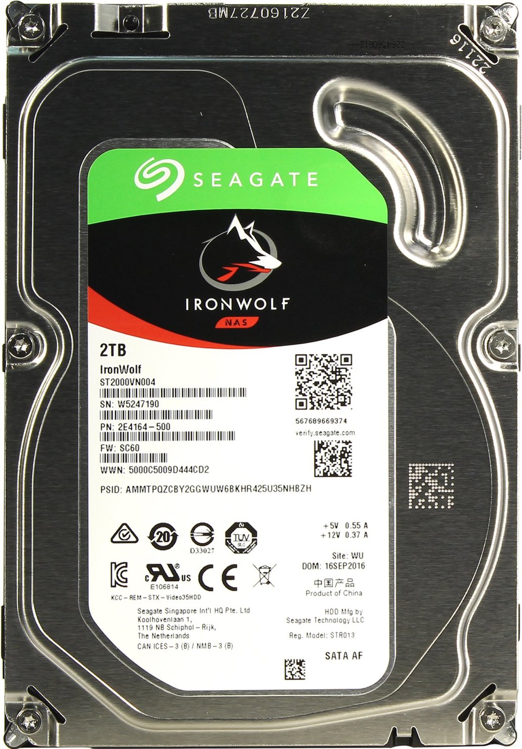 Unitate HDD Seagate IronWolf ST2000VN004 în Moldova | Xstore.md photo