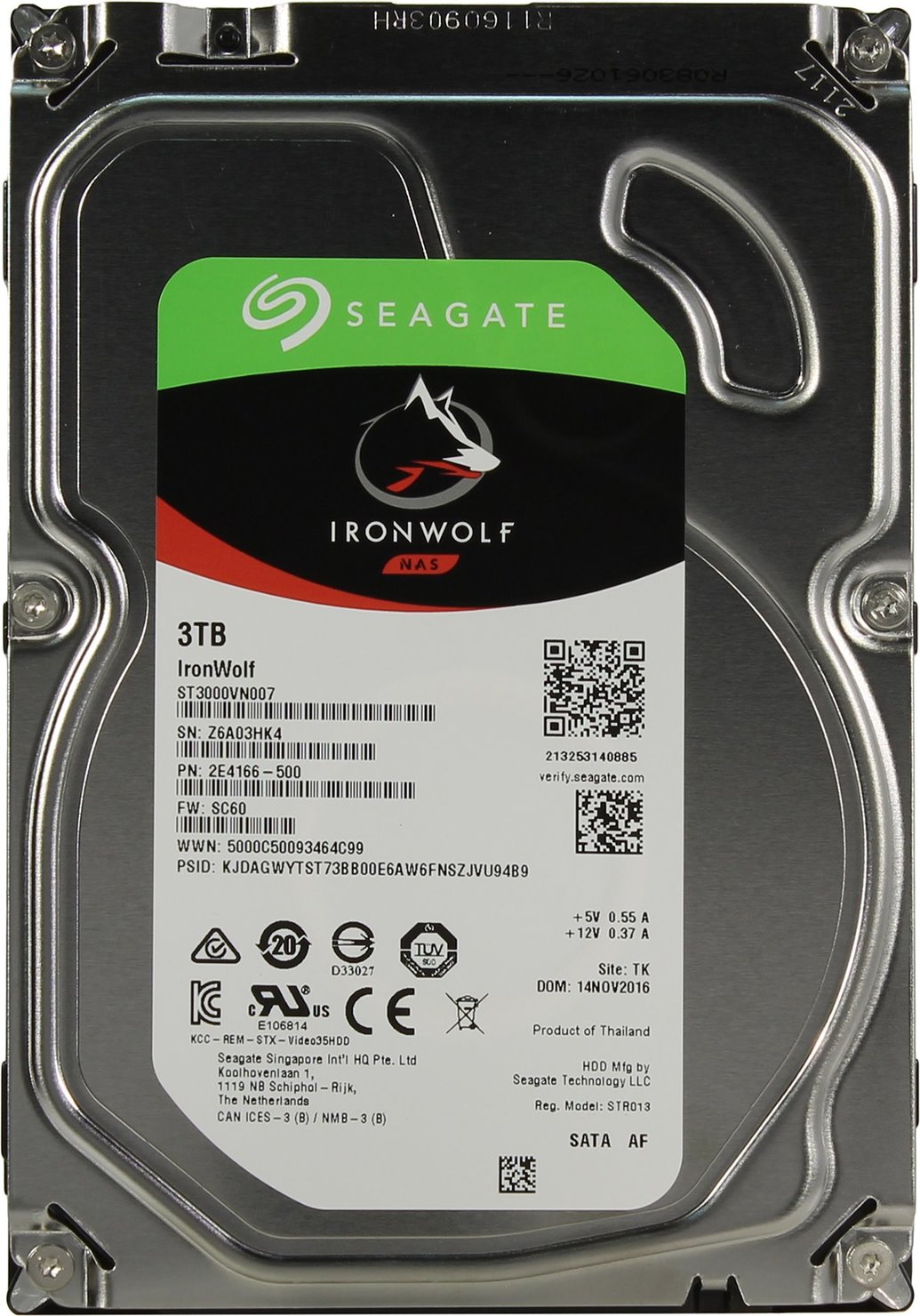 Unitate HDD Seagate IronWolf ST3000VN007 în Moldova | Xstore.md photo