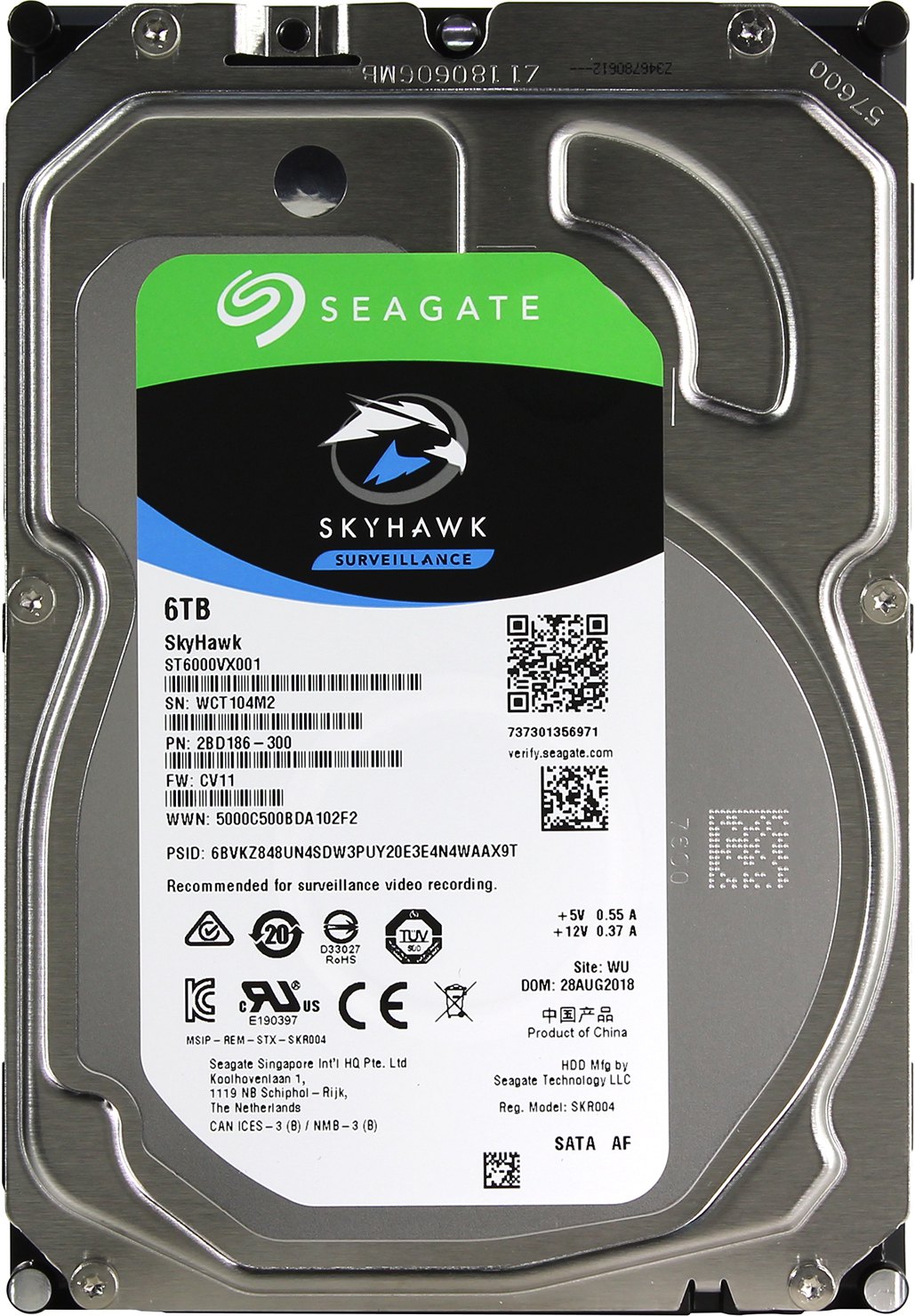 HDD Seagate SkyHawk ST6000VX001 в Молдове | Xstore.md photo