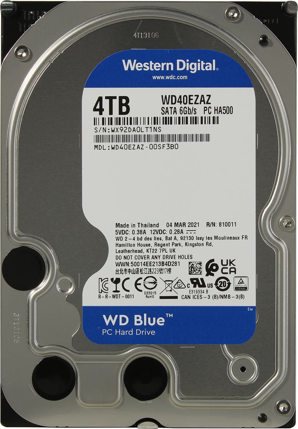 HDD WD Blue WD40EZAZ в Молдове | Xstore.md photo