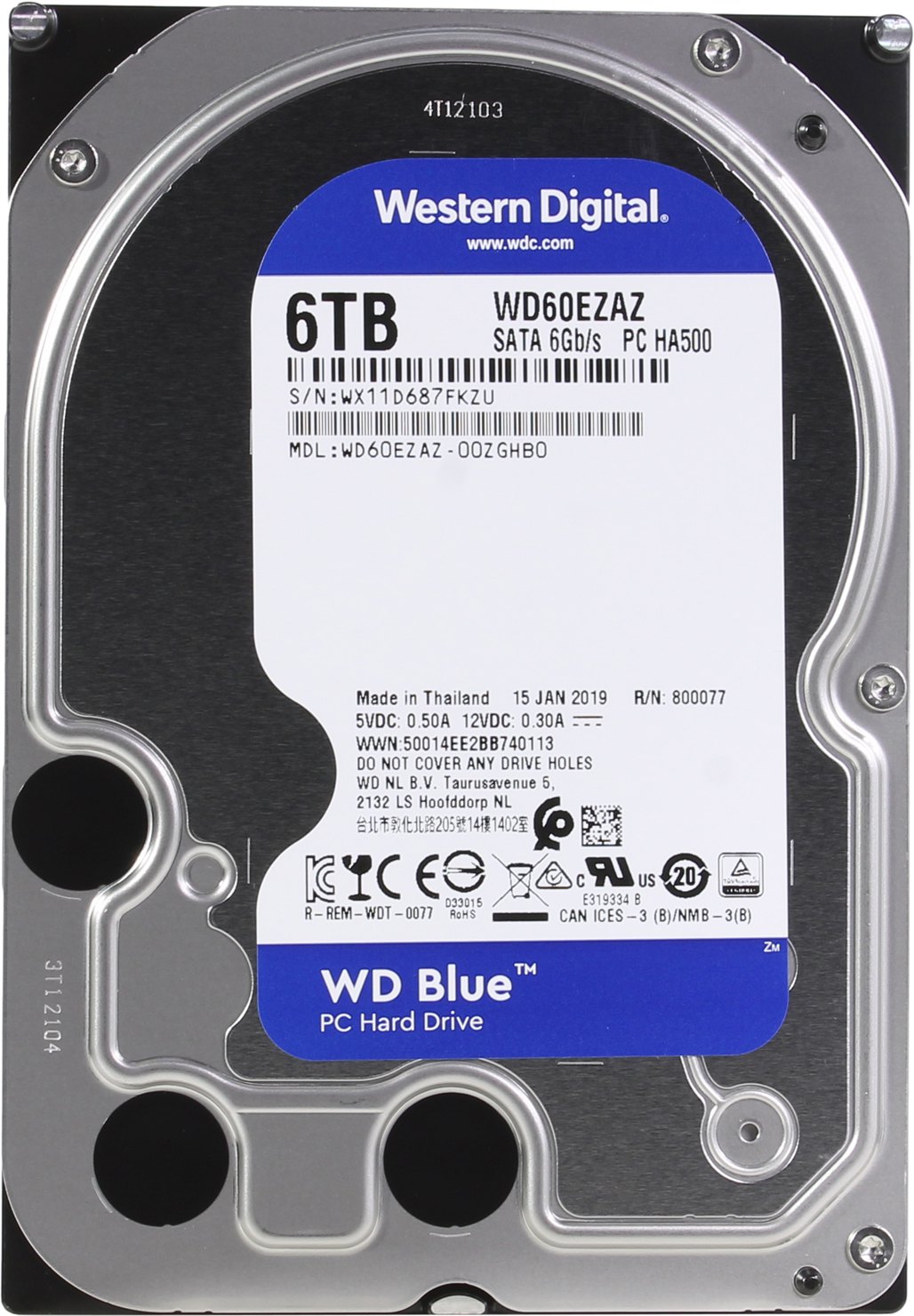 Unitate HDD WD Blue WD60EZAZ în Moldova | Xstore.md photo