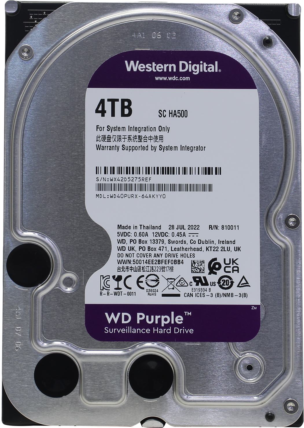 Unitate HDD WD Caviar Purple WD40PURX în Moldova | Xstore.md photo