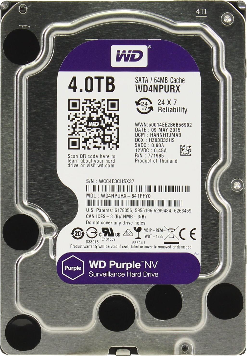 HDD WD Caviar Purple WD4NPURX в Молдове | Xstore.md photo