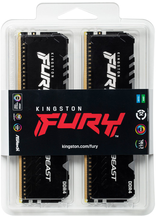 Memorie RAM Kingston FURY Beast RGB KF426C16BB1AK2/32 - xstore.md photo 1