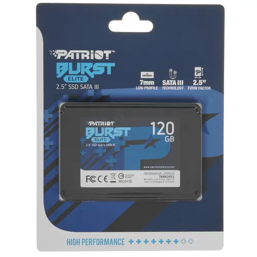 Unitate SSD Patriot Burst Elite PBE120GS25SSDR în Moldova | Xstore.md photo 3