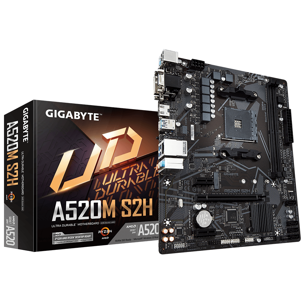 Материнская плата Gigabyte A520M S2H - xstore.md photo