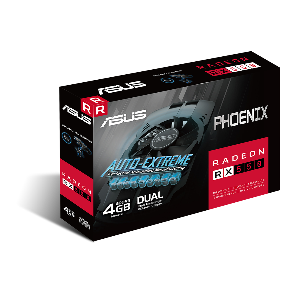 Placă video ASUS Radeon RX 550 Phoenix EVO - xstore.md photo 6