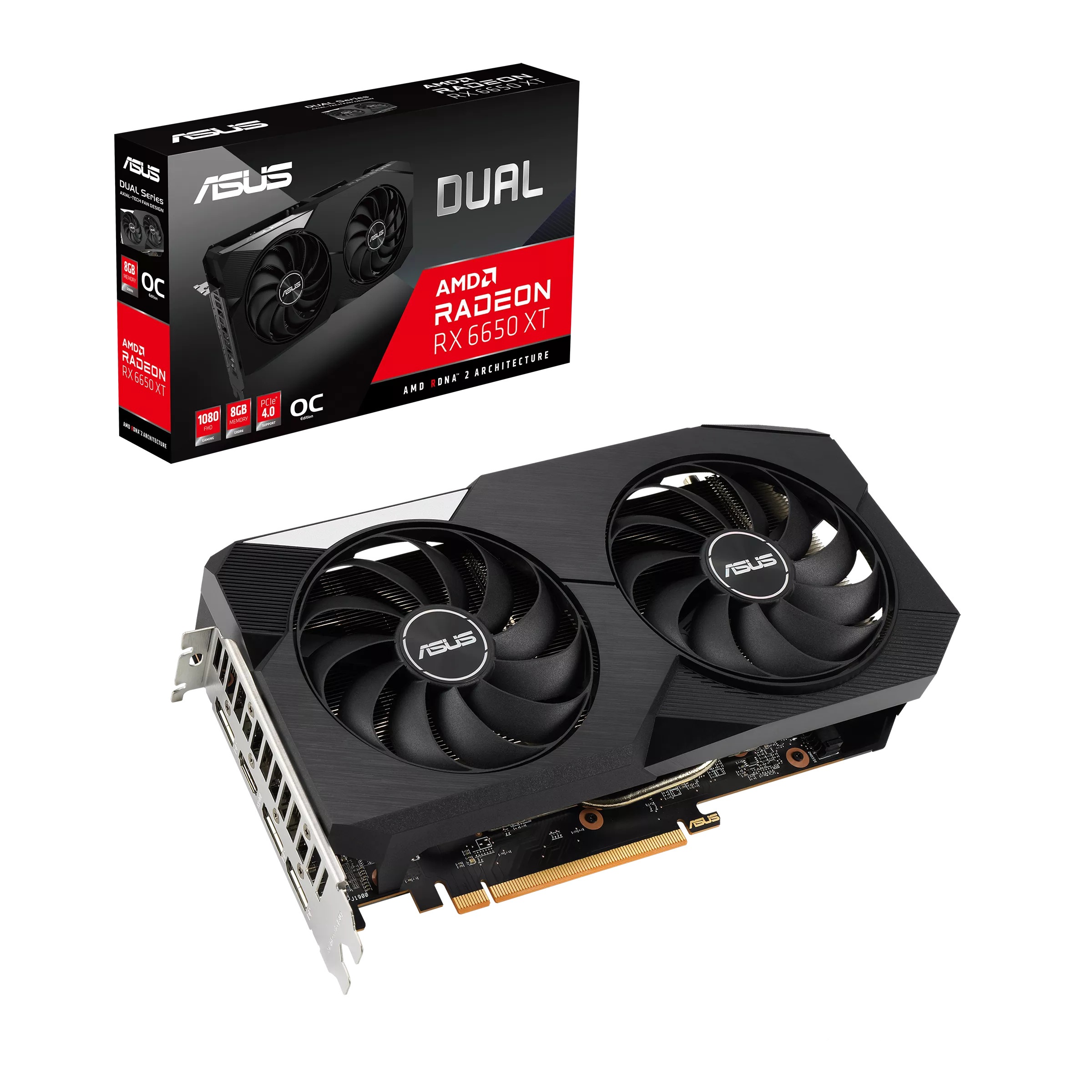 Placă video ASUS Dual Radeon RX 6650 XT OC Edition - xstore.md photo