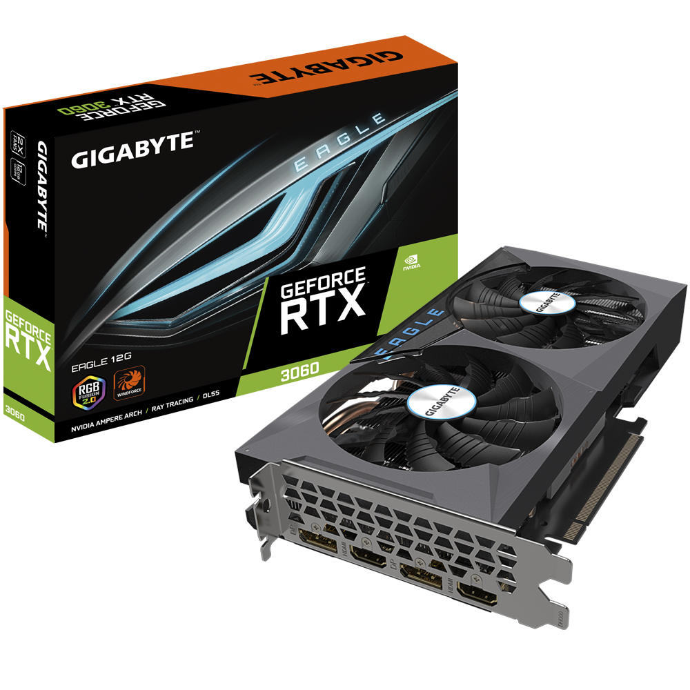 Placă video GIGABYTE GeForce RTX 3060 EAGLE 12G | Xstore.md photo