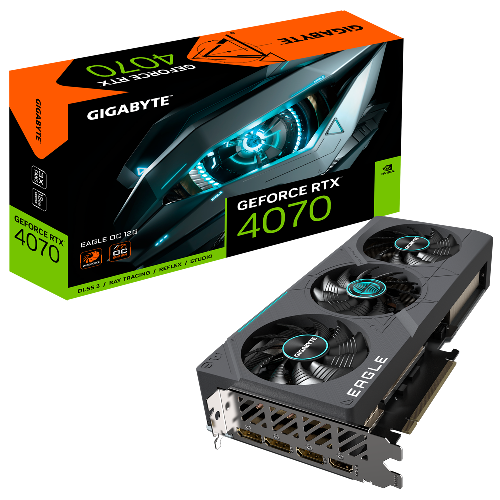 Видеокарта Gigabyte RTX 4070 Eagle OC | Xstore.md photo