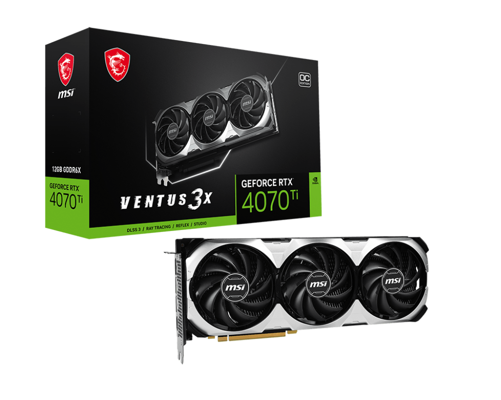 Видеокарта MSI GeForce RTX 4070 Ti VENTUS OC | Xstore.md photo