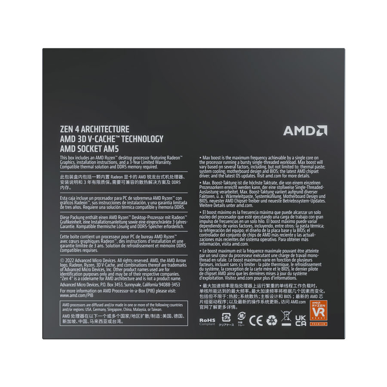 Procesor AMD Ryzen 9 7900X3D (Box) în Moldova - xstore.md photo 3