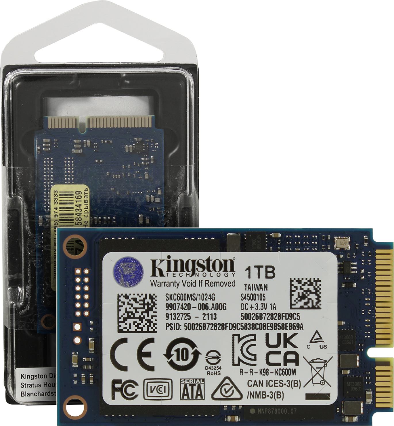 Unitate SSD Kingston KC600 SKC600MS/1024G în Moldova | Xstore.md photo 2