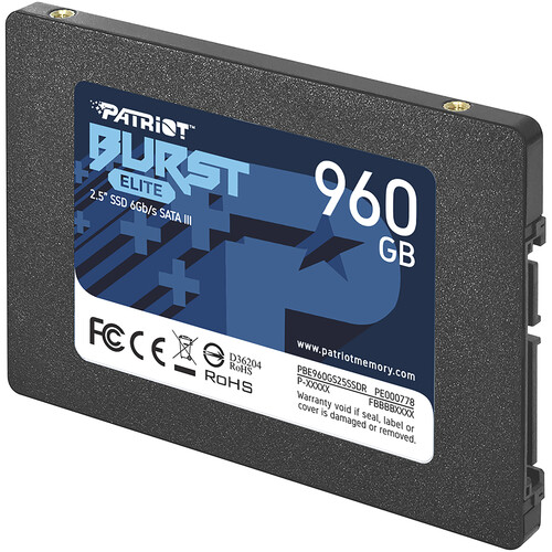 Unitate SSD Patriot Burst PBE960GS25SSDR în Moldova | Xstore.md photo 1