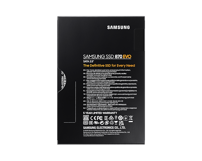 Unitate SSD Samsung 870 EVO MZ-77E250BW în Moldova | Xstore.md photo 4