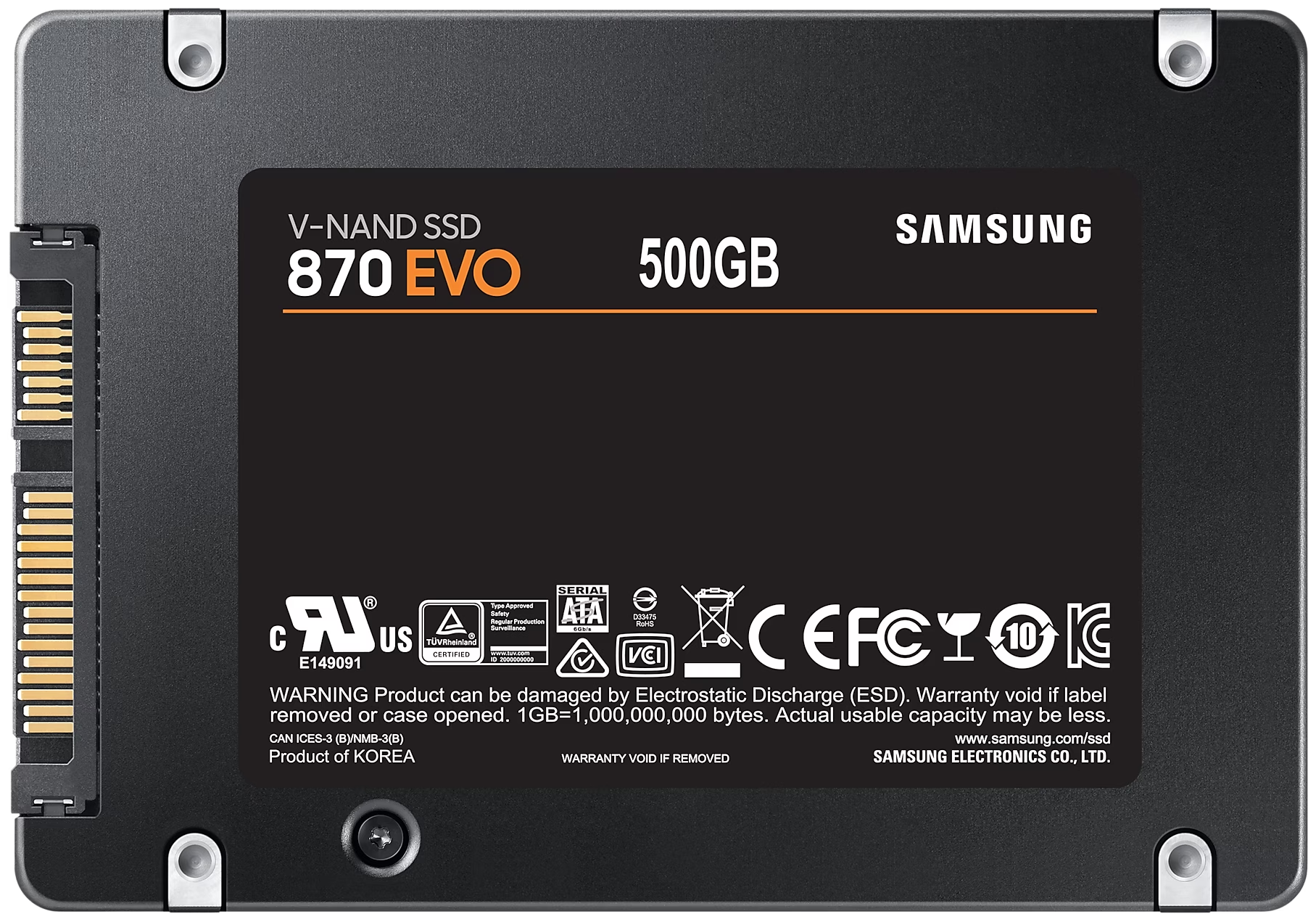 Unitate SSD Samsung 870 EVO MZ-77E500B în Moldova | Xstore.md photo 3