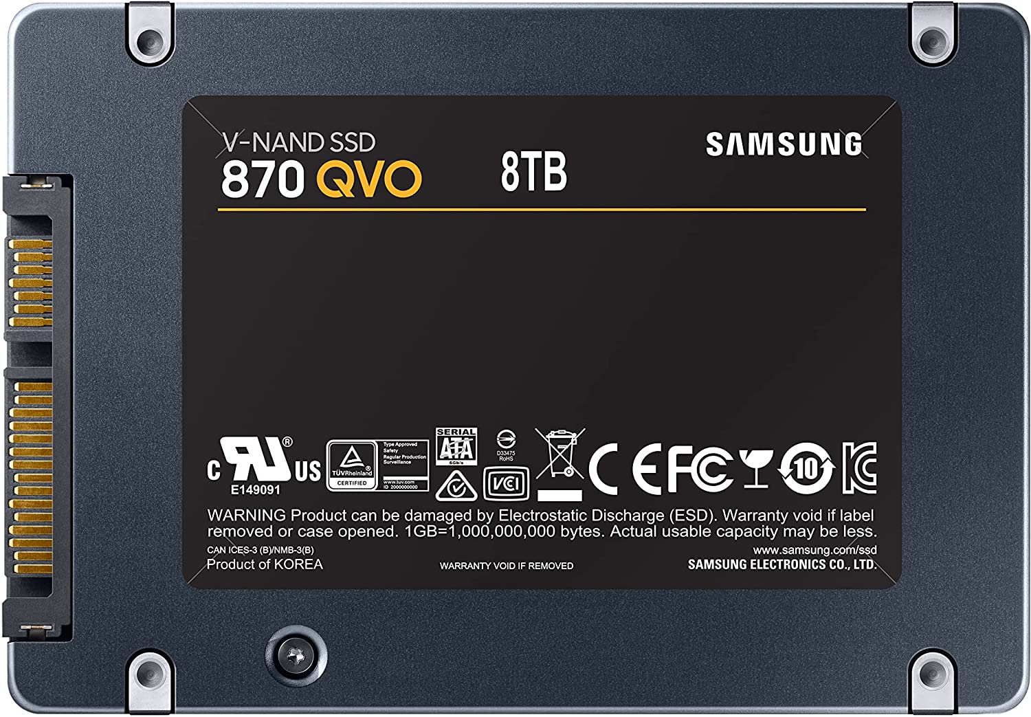 SSD Samsung 870 QVO MZ-77Q8T0BW в Молдове | Xstore.md photo 0