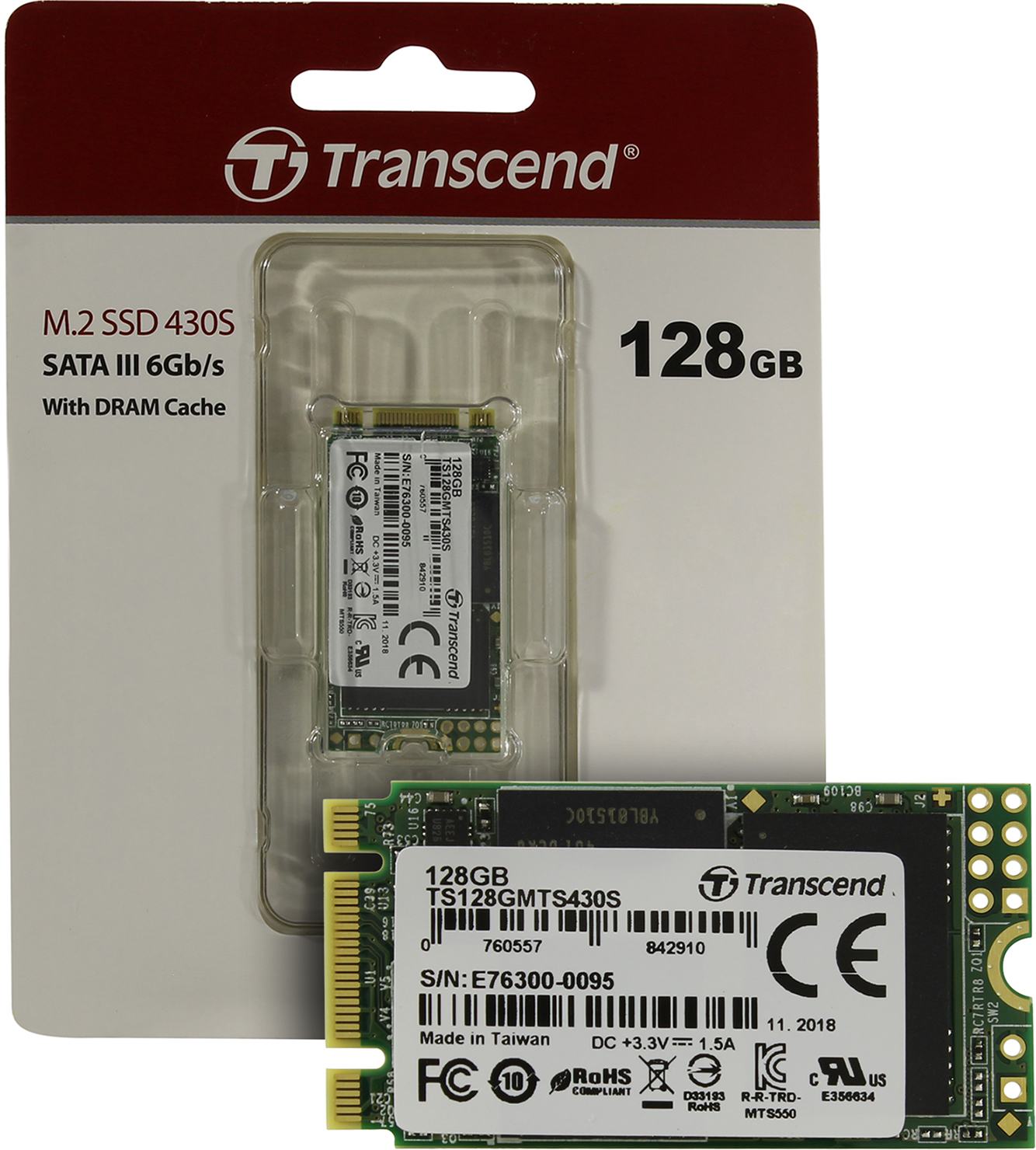 Unitate SSD Transcend 430S TS128GMTS430S în Moldova | Xstore.md photo 0