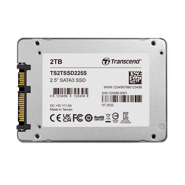 Unitate SSD Transcend SSD225S TS2TSSD225S în Moldova | Xstore.md photo 1