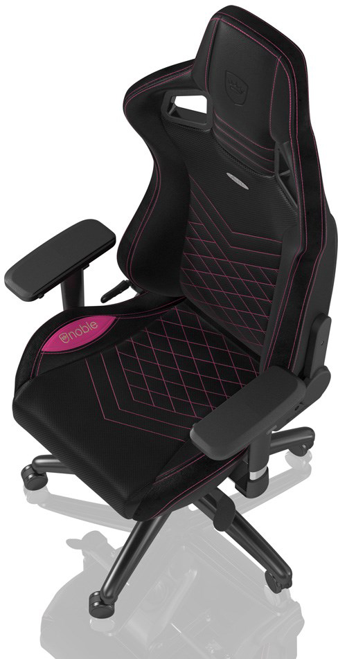 Игровое кресло Noble Epic, Black-Pink NBL-PU-PNK-001 | Xstore.md - Купить в Молдове, Кишиневе photo 1