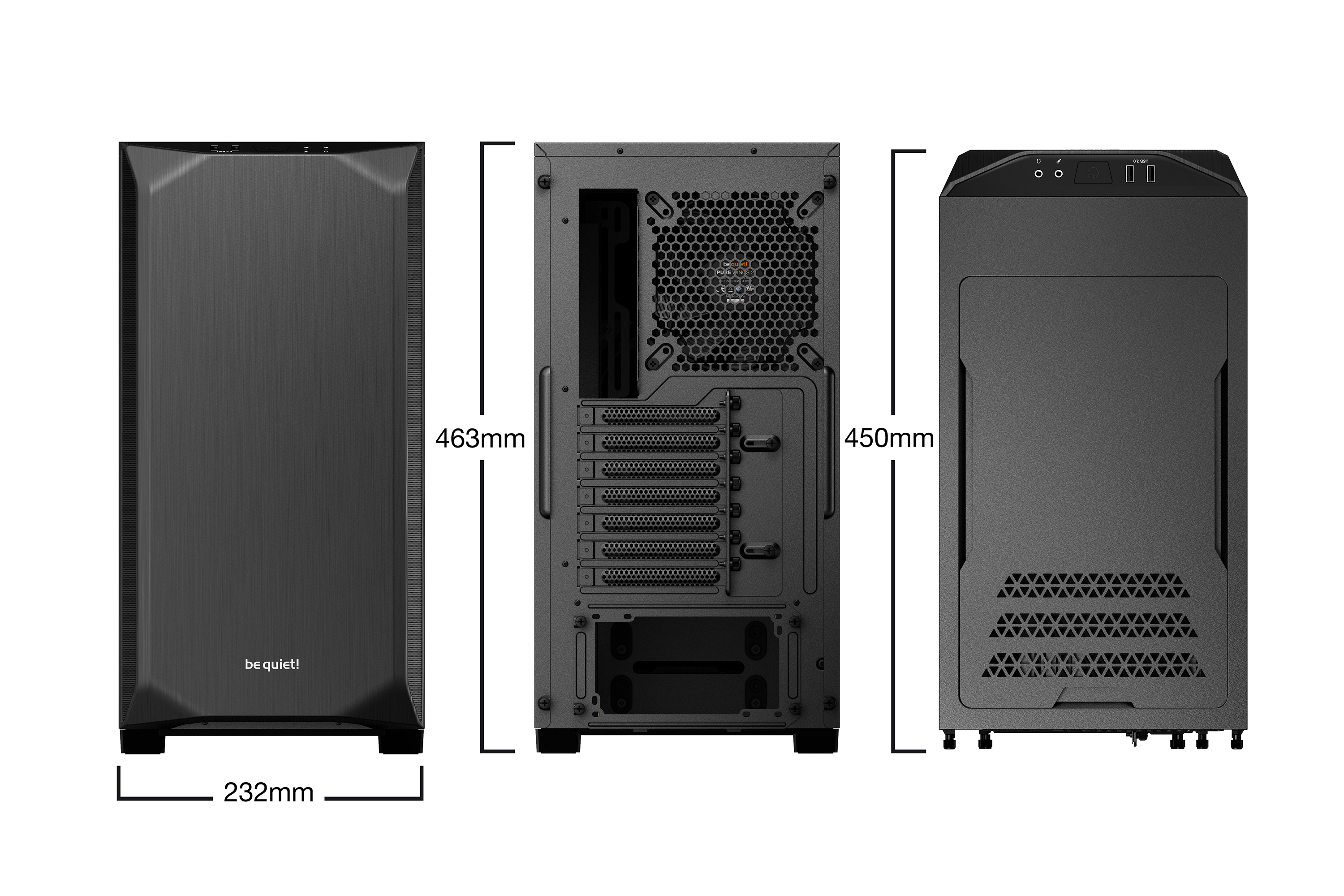 Carcasă PC be quiet! Pure Base 500 | Xstore.md photo 6